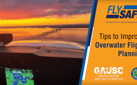 graphic of FlySafe overwater operations.